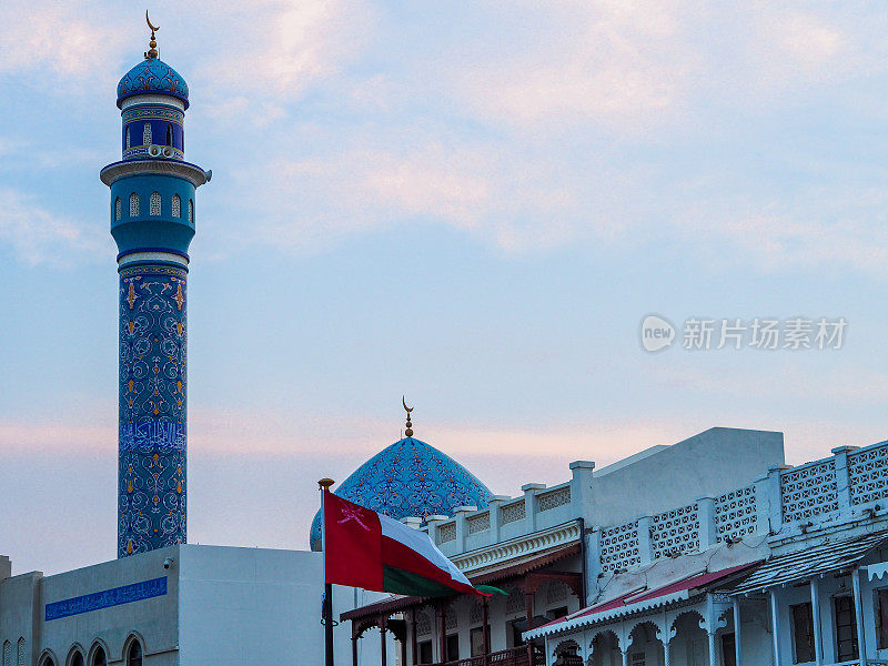 阿曼马斯喀特滨海的Al Rasool de Masjid清真寺